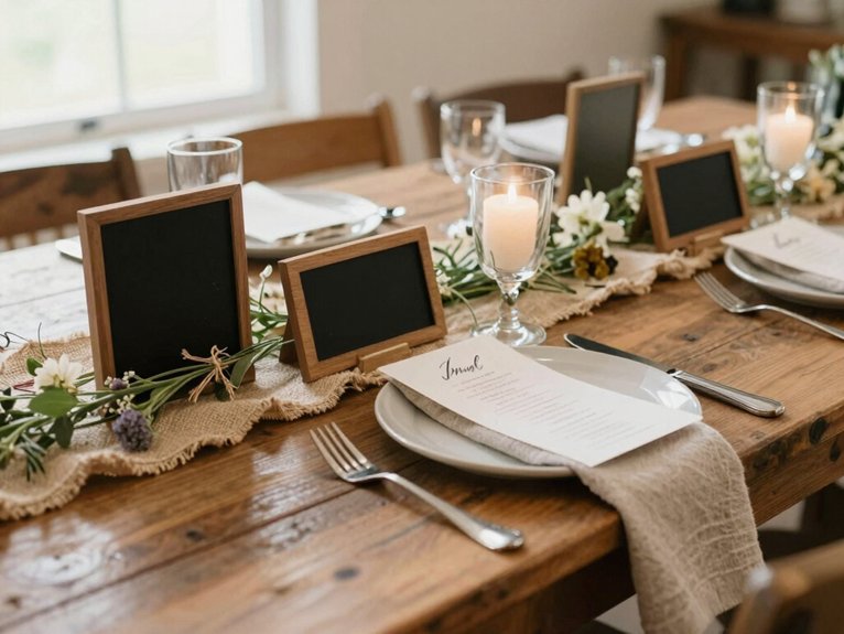 Rustic Wedding Decor Ideas That Feel Warm and Romantic 11 rustic personalized paper details