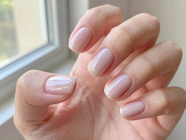 Solid Color Spring Nails That Look Clean and Chic 14 seal free edge glossy shine