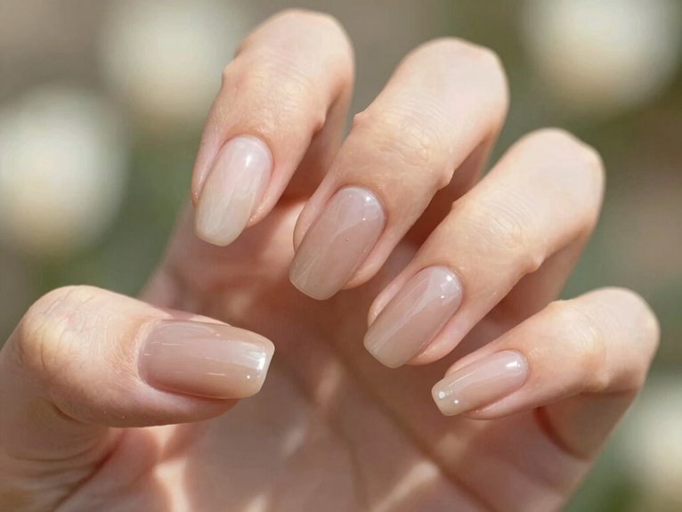 Neutral Spring Nails That Always Look Effortless 23 short almond nails spring trend