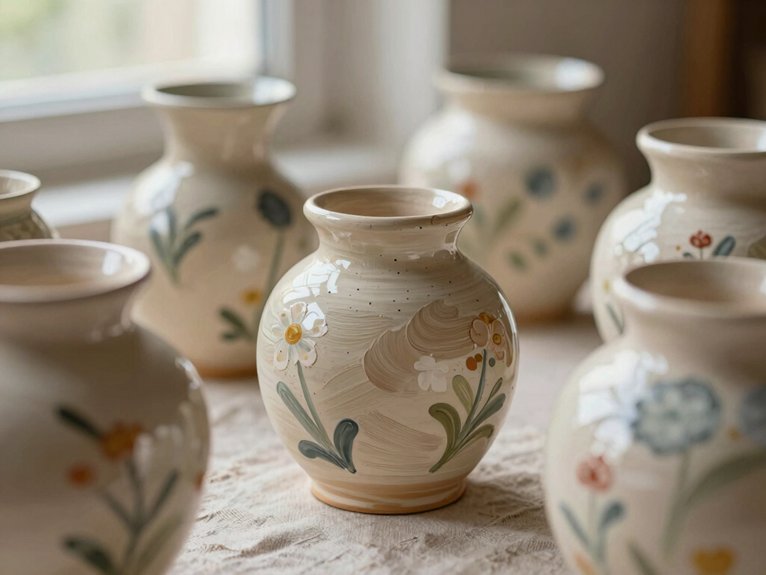 Hand Painted Pottery Ideas That Feel Personal and Artistic 1 simple polka dots first