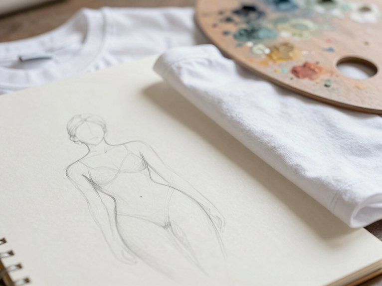 T Shirt Painting Ideas That Turn Basics Into Art 7 sketch stencil alignment first