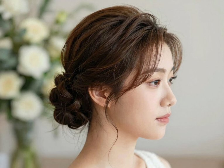 Wedding Guest Hairstyles That Look Elegant and Effortless 8 sleek knot keeps hair off face