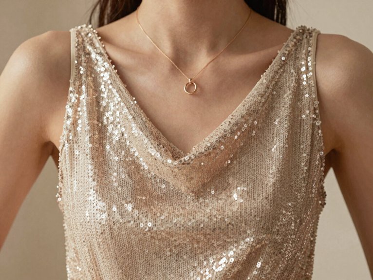 Sequin Outfit Ideas That Shine Without Feeling Overdone 9 sleek minimal jewelry lets sequins shine