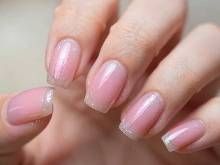 April Nails That Feel Fresh and On-Trend 5 soft jelly pink chrome glow