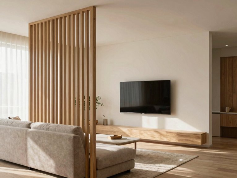 soft open tv zone divider