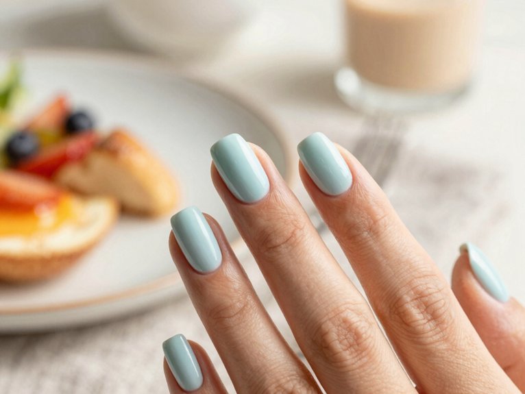 Solid Color Spring Nails That Look Clean and Chic 20 solid spring nails for brunch