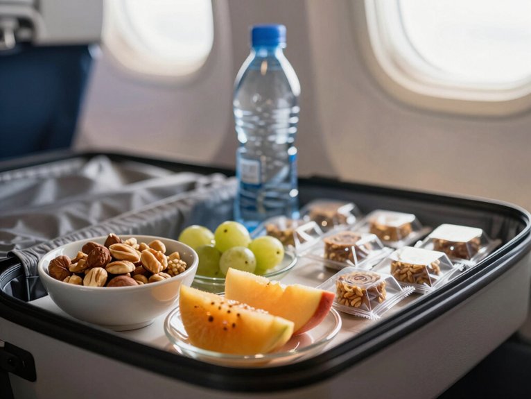 Airplane Travel Essentials That Make Flying Easier 8 sugar free protein snack sticks