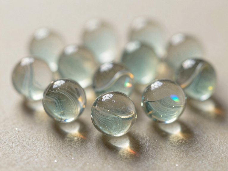 sunlit bead vases sparkle