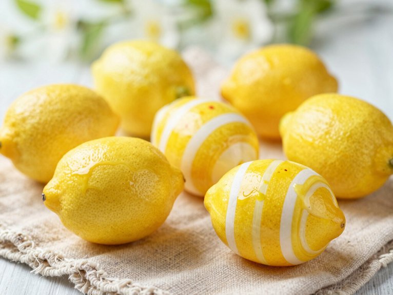 Egg Painting Ideas That Are Creative and Fun 4 sunlit lemon easter egg art