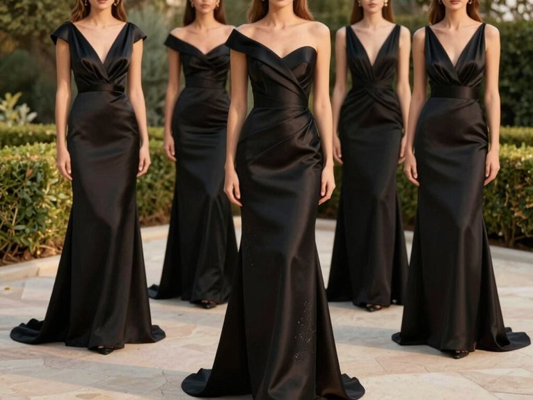 Black Tie Wedding Guest Dresses That Feel Sophisticated 18 tailored waist for glamour