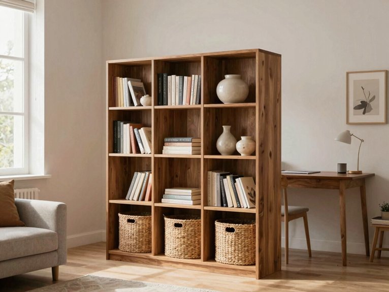 temporary open backed shelving solutions