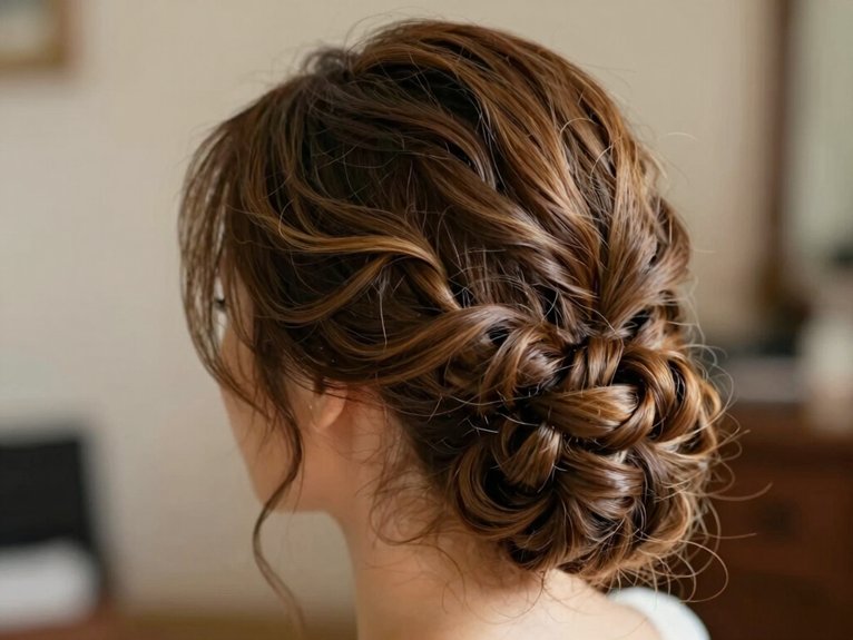 Wedding Guest Hairstyles That Look Elegant and Effortless 16 tight curls updo volume