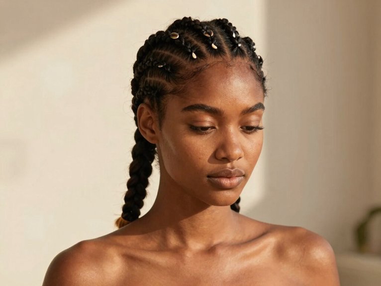 Fulani Braid Inspo That Looks Modern and Timeless 2 traditional fulani braids modern