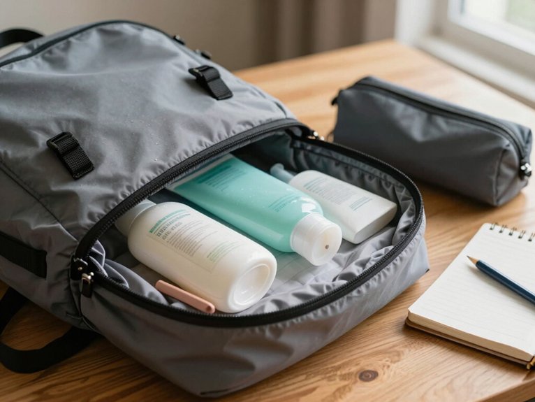 travel size body wash deodorant combo