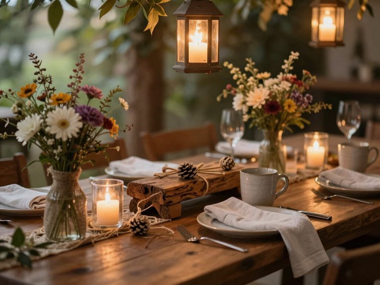 Rustic Wedding Decor Ideas That Feel Warm and Romantic 2 warm fairy lights everywhere