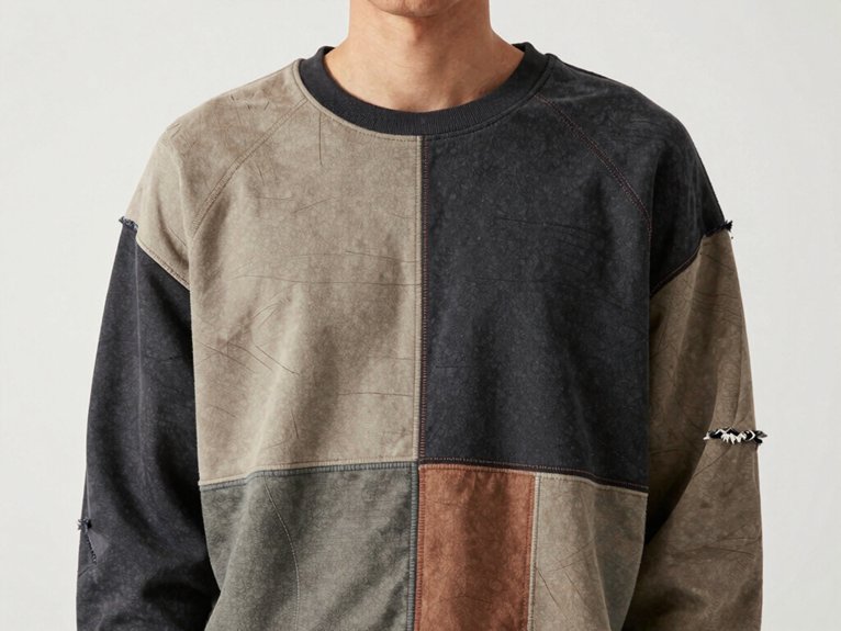 white thread on gray