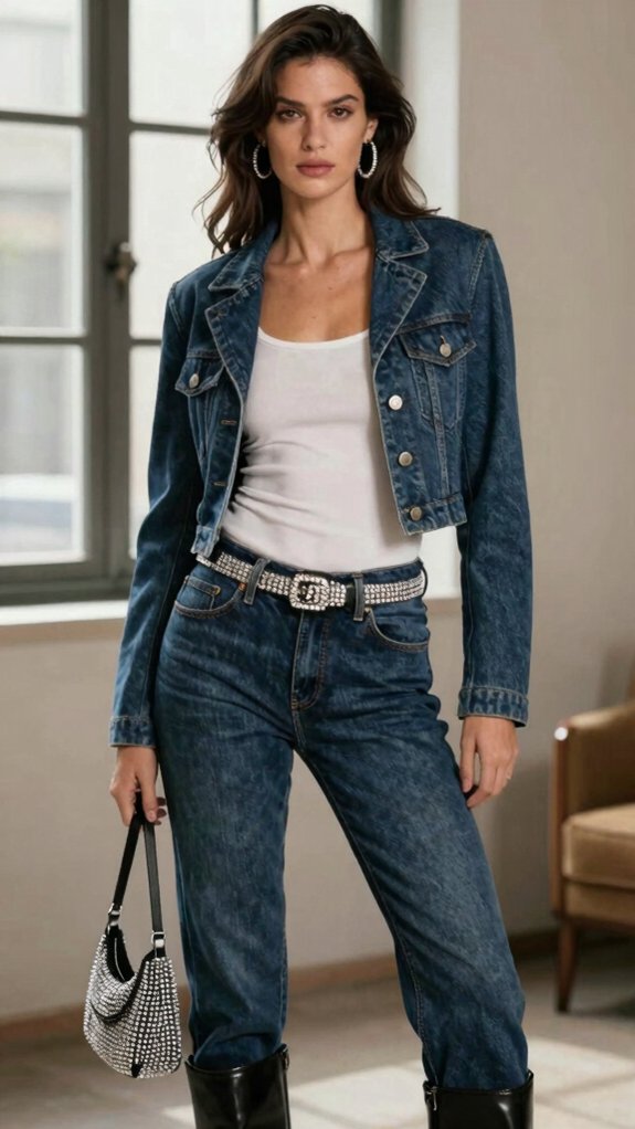 2000s Fashion Outfits That Feel Trendy Without Looking Like a Costume 8 2000s micro rhinestone sparkle