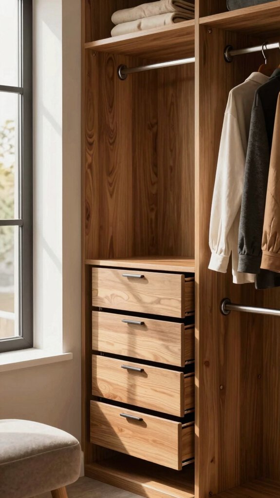 19 Small Dressing Room Design Ideas That Maximize Storage 14 adjustable modular closet storage