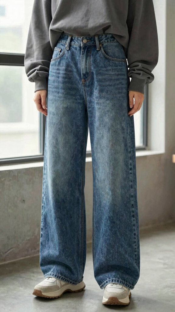 How to Style Wide-Leg Jeans Without Looking Boxy 8 avoid untucked bulky styling