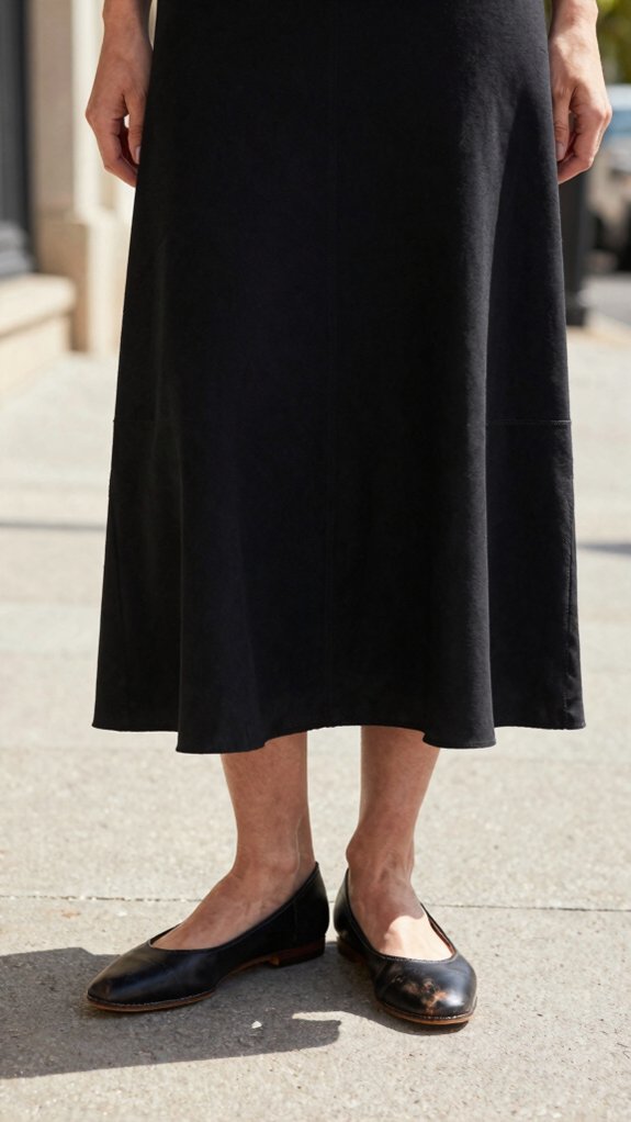 Effortlessly Chic Outfit Formulas You’ll Never Have to Overthink 7 black mini dress flats
