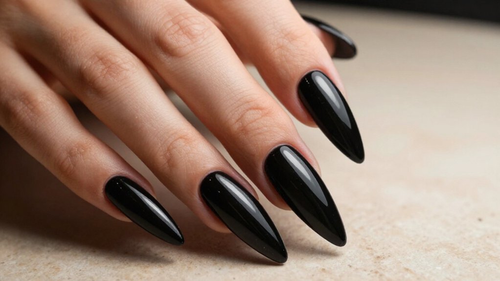 bold sophisticated black stilettos