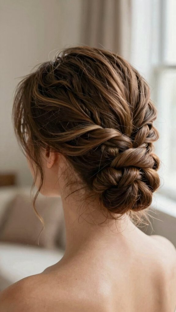 15 Braided Hairstyles That Look Beautiful Without Taking Hours 5 braided bun with crown