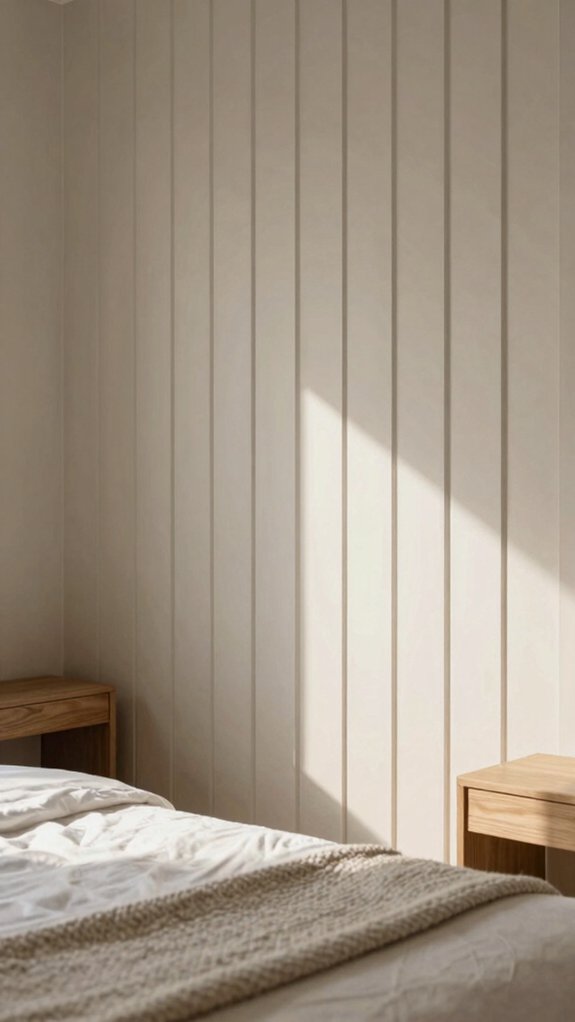 17 Accent Wall Bedroom Ideas to Instantly Elevate Your Space 7 budget friendly vertical panel grid
