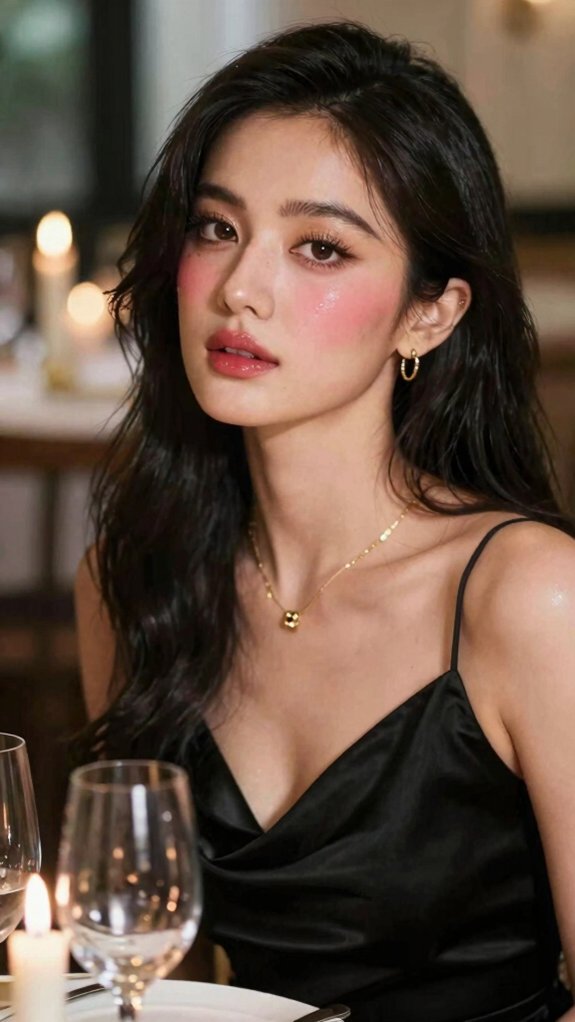 12 Date Night Makeup Looks That Pair Perfectly With Every Outfit 7 candlelit first date glossy lips