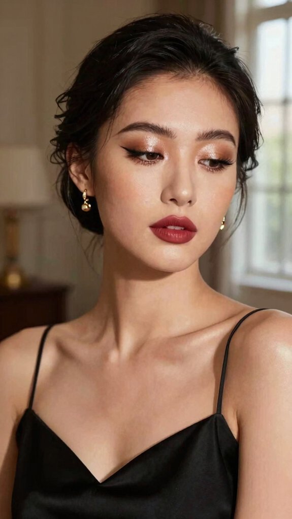 12 Date Night Makeup Looks That Pair Perfectly With Every Outfit 11 candlelit glassy cheekbones glow