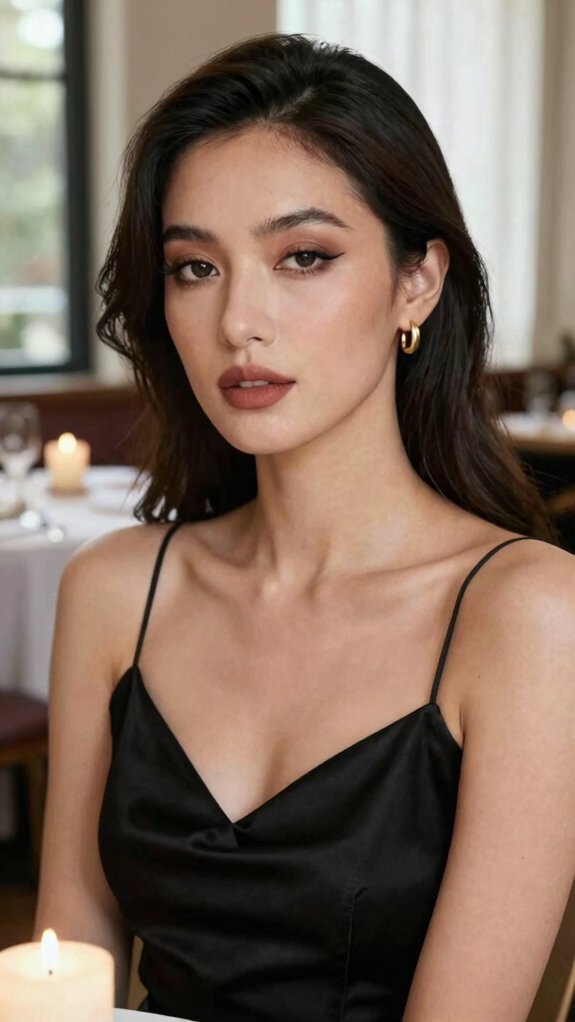 12 Date Night Makeup Looks That Pair Perfectly With Every Outfit 8 candlelit matte soft glam