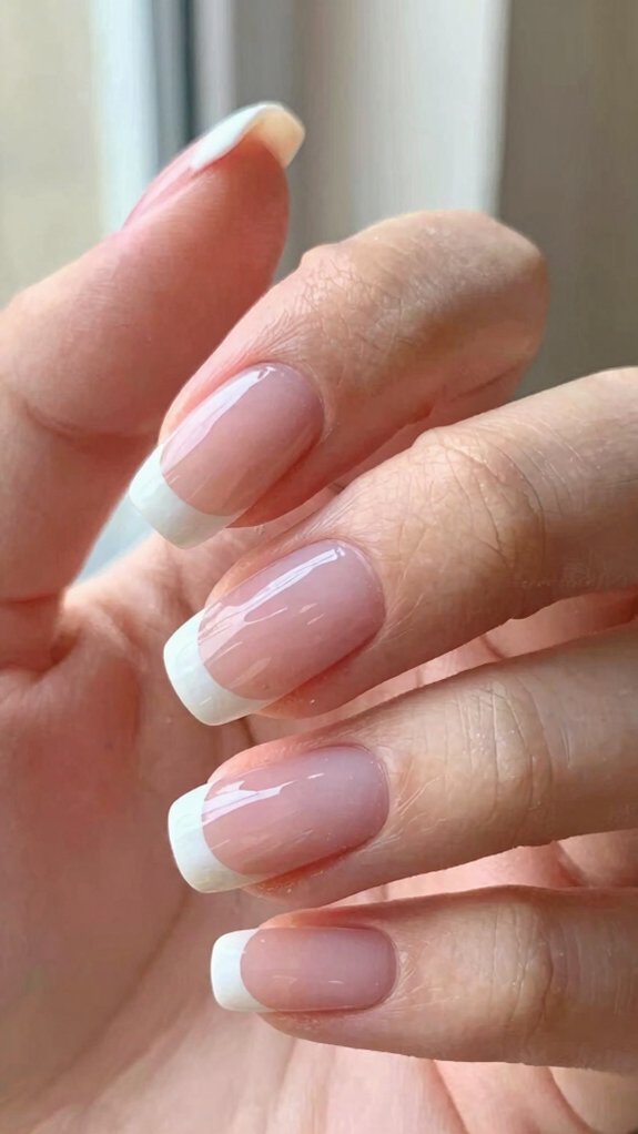 17 Short Nail Designs That Prove Less Really Is More 3 chic micro french tip lines