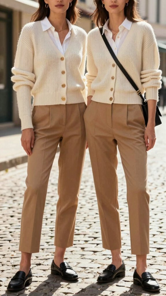 color anchor chic capsule style