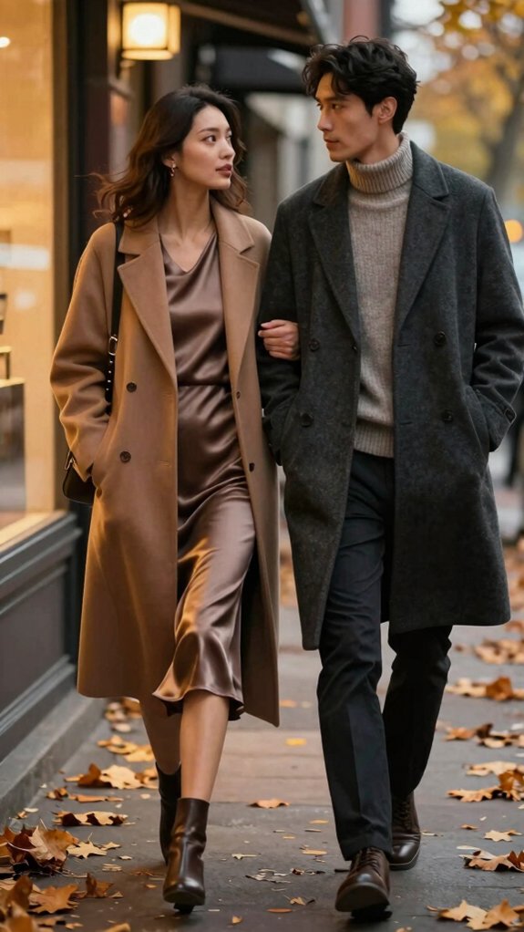cozy gold candlelight layering