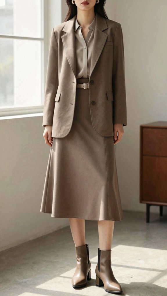 Modest Fashion Outfits That Feel Modern Instead of Plain 7 cozy layers office ready polish