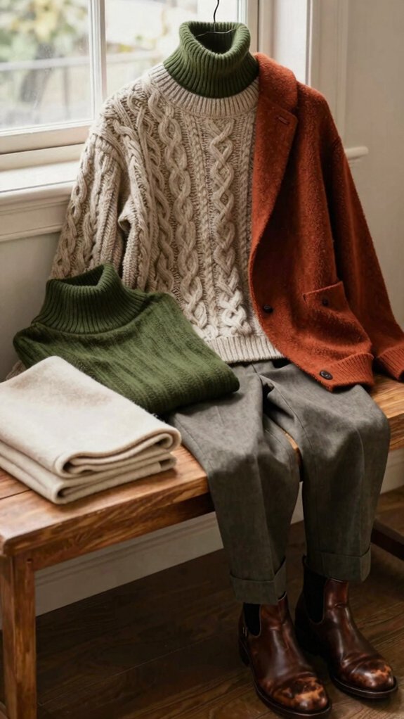 How to Build an Effortlessly Chic Fall Capsule Wardrobe 4 cozy neutral knitwear layers