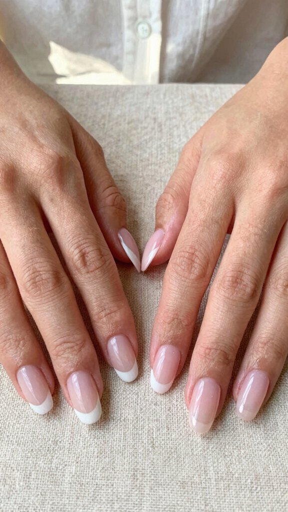 French Tip Nails vs American Manicure What’s the Difference? 6 crisp white french tips