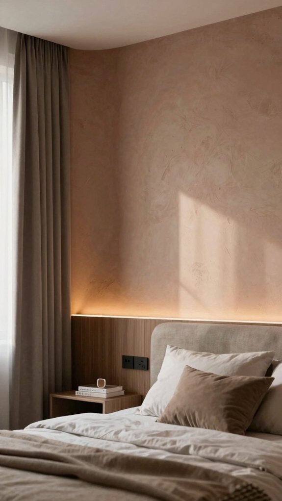 15 Modern Accent Wall Bedroom Ideas for a Cozy Retreat 6 curved wall bedroom accents