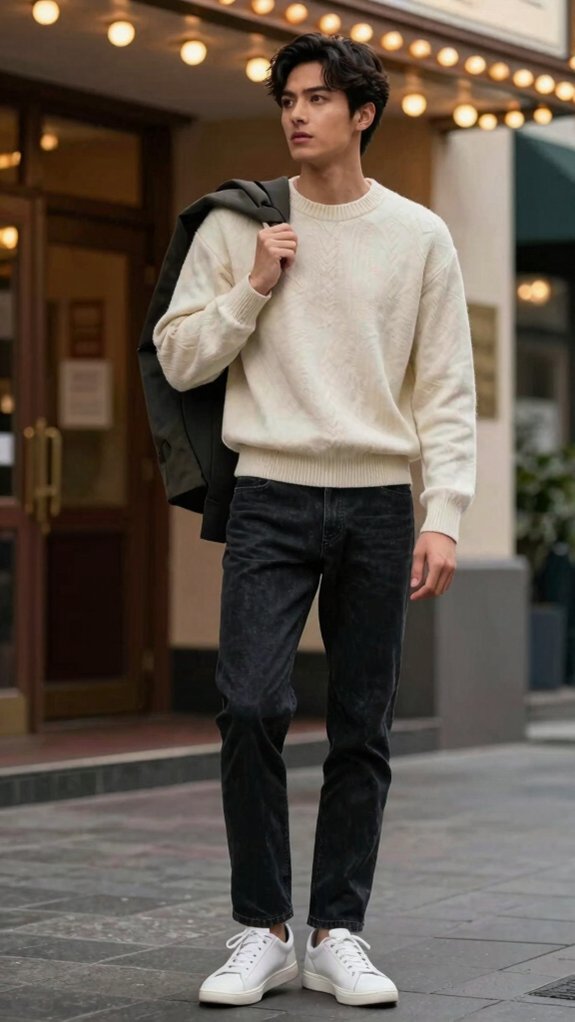 What to Wear on a First Date When You Want to Feel Confident 6 cute waist up movie night style