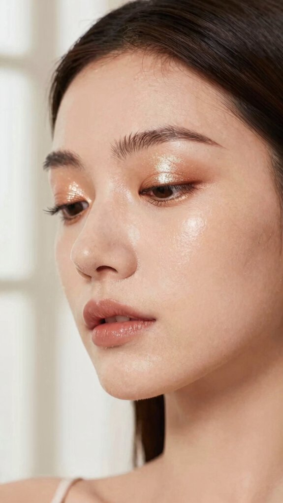 Eye Makeup Looks That Instantly Brighten Tired Eyes 1 damp pressed champagne inner corner glow