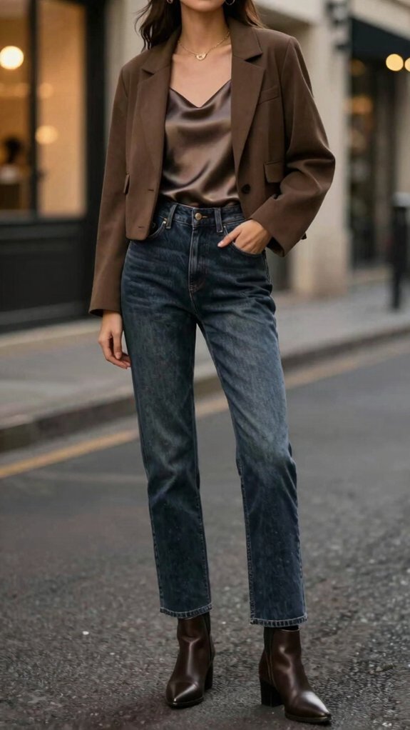 Jeans Outfit Ideas Women Can Wear All Year Long 7 date night denim styled