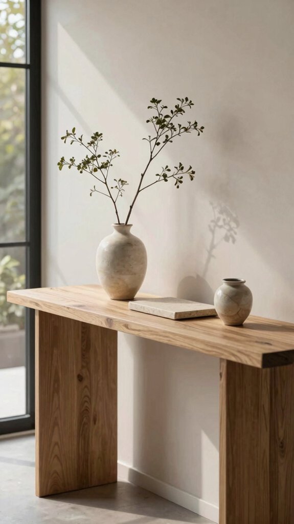 15 Modern Entryway Table Decor Ideas for a Clean and Elegant Look 17 decluttered entryway drop zone