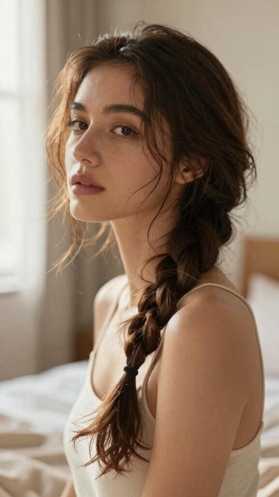 15 Braided Hairstyles That Look Beautiful Without Taking Hours 1 easy loose side braids