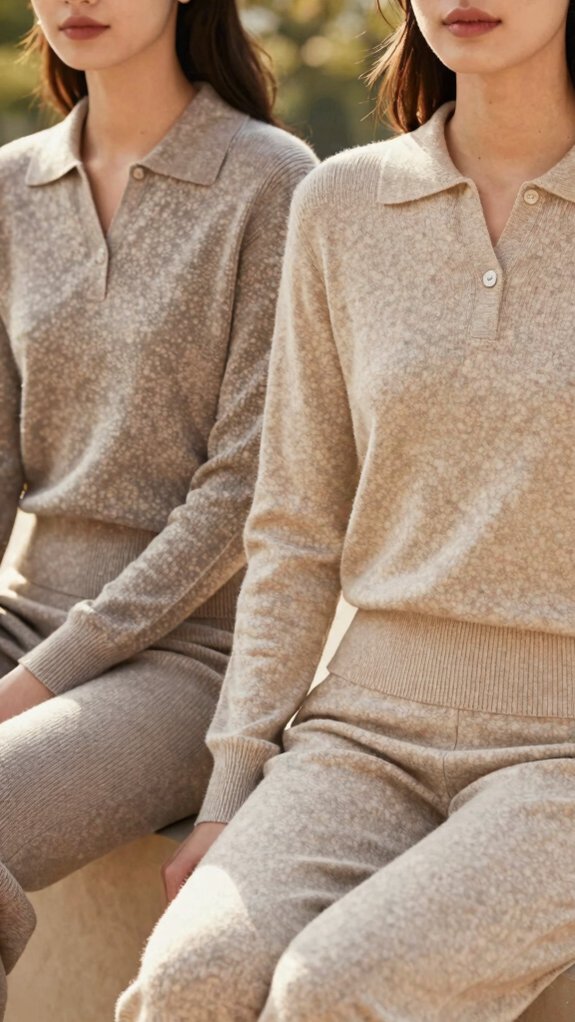 effortless coordinated knit sets