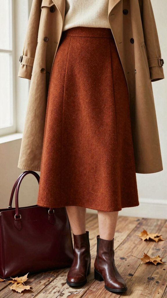 Fall Fashion Staples Worth Buying Once and Wearing for Years 7 effortless fall midi skirt style