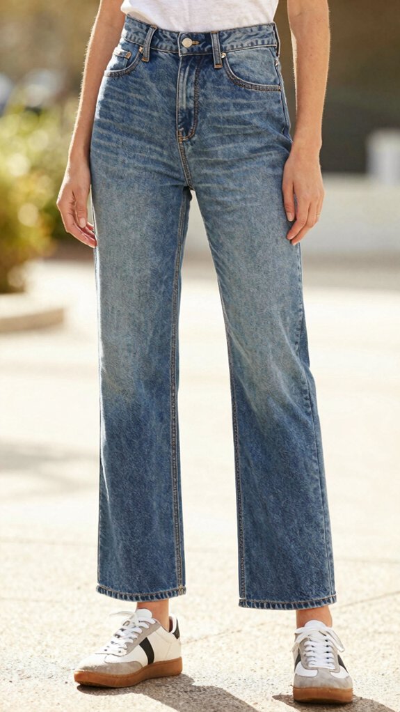 Jeans Outfit Ideas Women Can Wear All Year Long 6 effortless jeans sneakers outfit