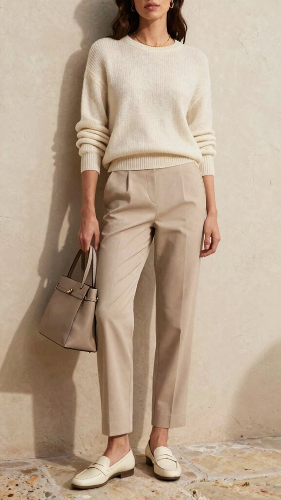 effortless neutral monochrome styling