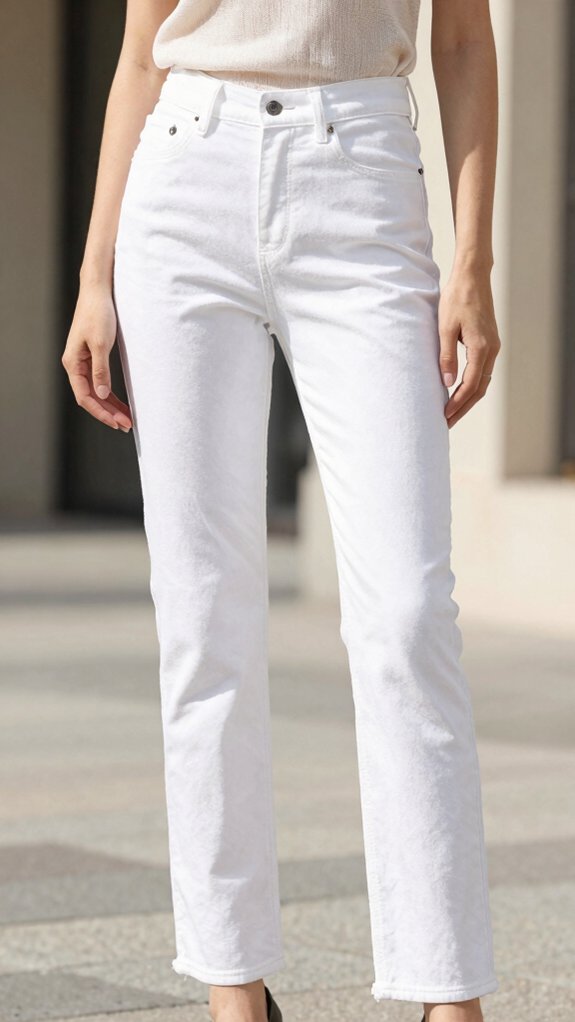 Jeans Outfit Ideas Women Can Wear All Year Long 4 effortless polished white jean look