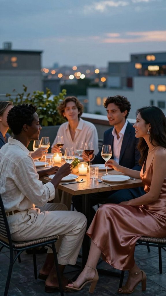 Night Out Outfit Ideas for Every Dress Code 2 effortless rooftop dinner styling