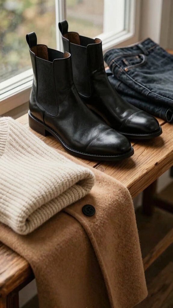 Fall Fashion Staples Worth Buying Once and Wearing for Years 5 elastic side minimal chelsea boots