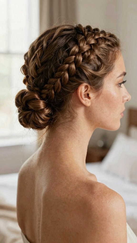 15 Braided Hairstyles That Look Beautiful Without Taking Hours 10 everyday dutch bun protective styles